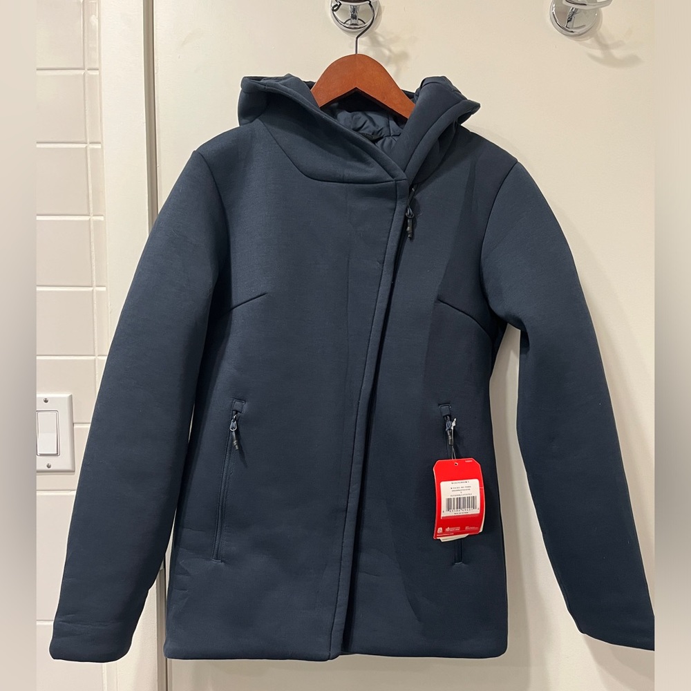 North Face women's small Haldee insulated parka/ hoodie jacket